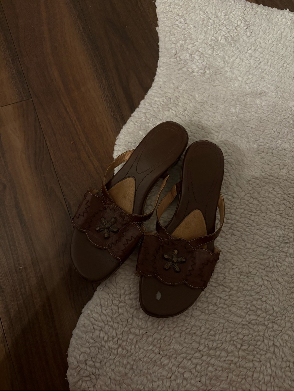 🤎NATURALIZER BROWN LEATHER SLINGBACK SANDALS